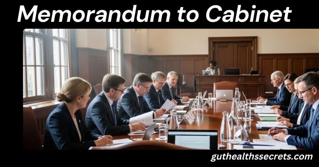 Memorandum to Cabinet