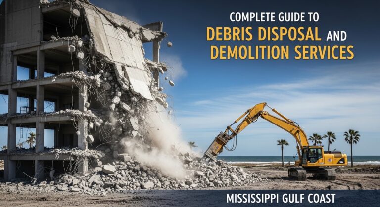 Complete Guide to Debris Disposal and Demolition Services on the Mississippi Gulf Coast Complete Guide to Debris Disposal and Demolition Services on the Mississippi Gulf Coast